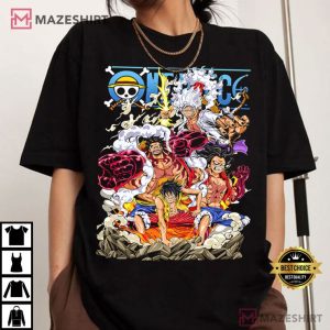 Monkey D Luffy One Piece Anime Lovers T Shirt (2)