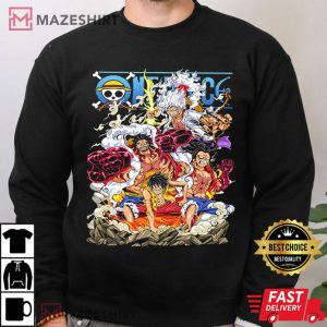 Monkey D Luffy One Piece Anime Lovers T Shirt (3)