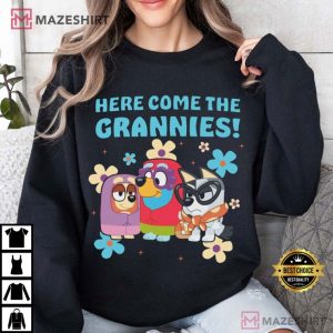 Here Come the Grannies Bluey T Shirt (5)