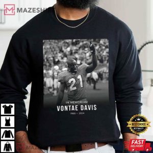 In Memories for Vontae Davis 1988 – 2024 T Shirt (1)