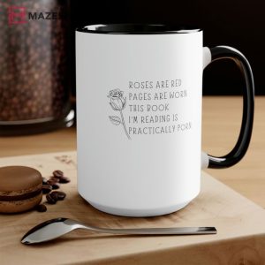 Smut Readers Roses are Red Pages are Worn Book Lover Mug (1)
