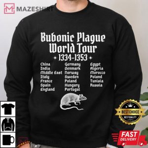 Bubonic Plague World Tour Dark Meme T Shirt (3)