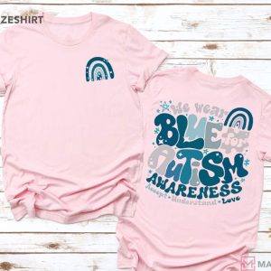 Autism Awareness Shirt In April We Wear Blue Occupational Therapy T Shi (4)