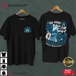 Autism Awareness Shirt In April We Wear Blue Occupational Therapy T Shi