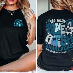 Autism Awareness Shirt In April We Wear Blue Occupational Therapy T Shirt (1)