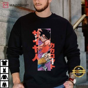 Vegeta and Kakarot Faceoff Dragon Ball Z T Shirt (3)
