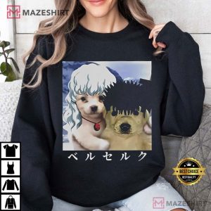 Guts and Griffith as Dogs God Hand Berserk T Shirt (4)