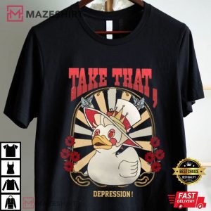 Take That Depression Lucifer Duck T Shirt (1)