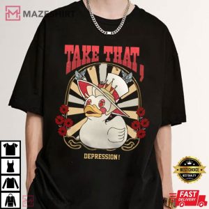 Take That Depression Lucifer Duck T Shirt (3)