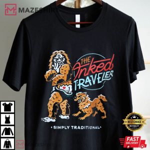 Bigfoot Inked Traveler Simply Traditional Sasquatch T Shirt (1)