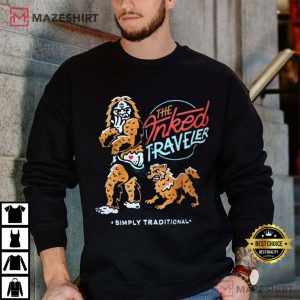 Bigfoot Inked Traveler Simply Traditional Sasquatch T Shirt (4)