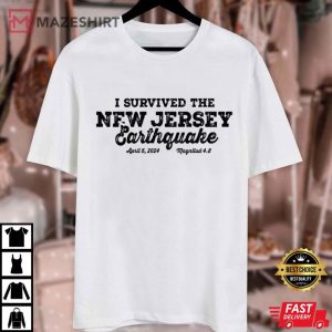New Jersey Earthquake Magnitude 4.8 Survivor T Shirt (1)