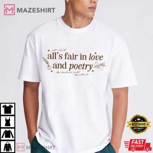 All's Fair In Love and Poets TTPD Inspired Swifties Gifts T Shirt (3)
