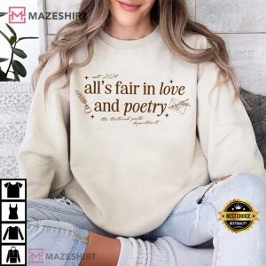 All's Fair In Love and Poets TTPD Inspired Swifties Gifts T Shirt (4)