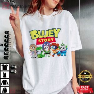 Bluey Story Toy Story Family Matching Shirt (2)