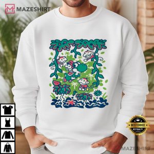 Yoshi's Island Monkey Mario T Shirt (4)