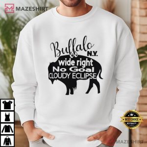 Wide Right No Goal Cloudy Eclipse Buffalo N.Y T Shirt (4)