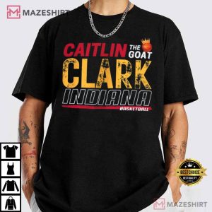 Caitlin Clark GOAT Indiana Basketball T Shirt (2)