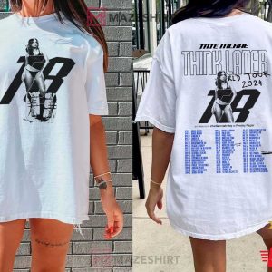 Tate Mcrae The Think Later Merch 2024 T Shirt (2)