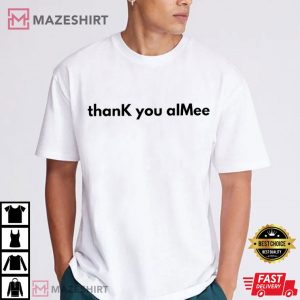 thanK you aIMee The Tortured Poets Department T Shirt (2)