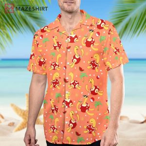 Shuckle Pokemon Summer Hawaiian Shirt (3)