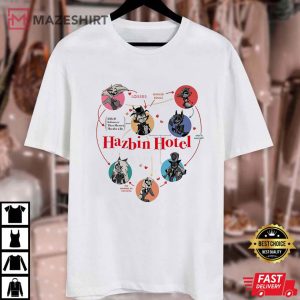 Hazbin Hotel Relationship Chart T Shirt (1)