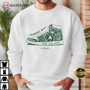 Milwaukee Bucks Fear The Deer T Shirt (4)