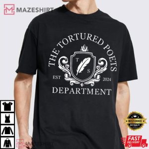 The Tortured Poets Department TTPD Merch T Shirt (3)