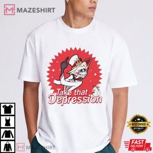 Take That Depression Lucifer and Duck T Shirt (3)