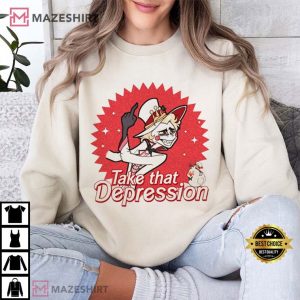 Take That Depression Lucifer and Duck T Shirt (4)