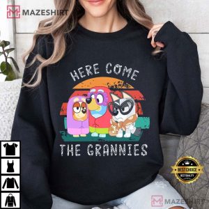 Bluey And Bingo Here Come The Grannies T Shirt (4)