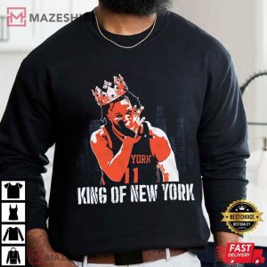 Jalen Brunson King of New York Knicks T Shirt (3)
