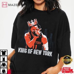 Jalen Brunson King of New York Knicks T Shirt (4)