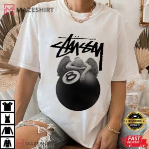 Stussy 8 Ball Angel Fallen T-Shirt