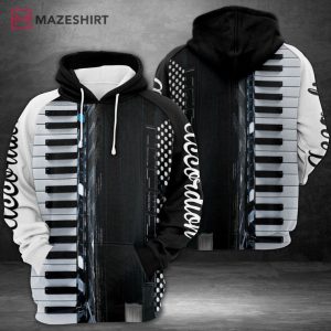 Accordion Lover Gift Unisex Novelty Accordion 3D Hoodie (3)