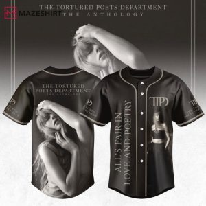 The Tortured Poets Department the Anthology Baseball Jersey