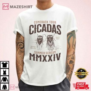 Cicada Summer 2024 Comeback Tour T Shirt (2) Tshirt