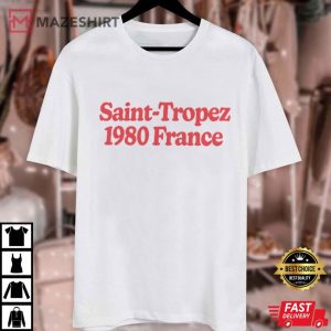 Saint Tropez 1980 France T Shirt (1) Tshirt