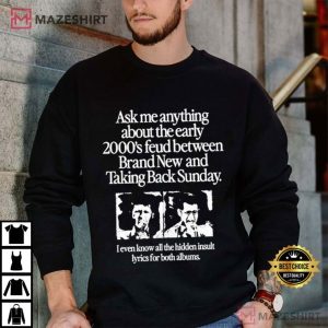 2000’s Feud Between Brand New And Taking Back Sunday T Shirt (4)