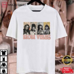 Mom Vibes Mom Life T Shirt (1)
