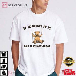 It Is What It Is And It Is Not Great T Shirt (3)