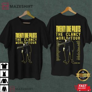 Twenty One Pilots the Clancy World Tour T Shirt (1)
