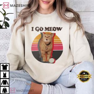 I go Meow Singing Cat Meme T Shirt (4)