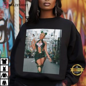 Megan Thee Stallion Cosplays as Jolyne Cujoh T Shirt (4)