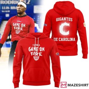 Gigantes de Carolina Game on Fire 3D Hoodie