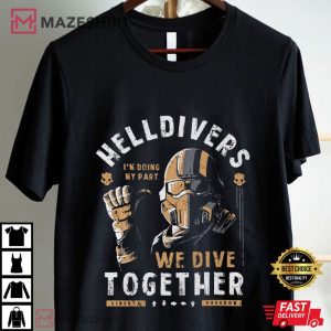 Helldivers 2 Dive Together T Shirt (1)