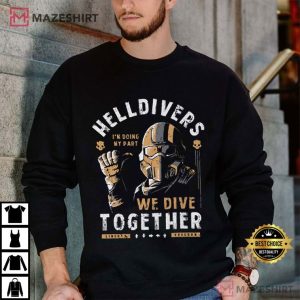 Helldivers 2 Dive Together T Shirt (3)
