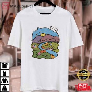 Mountains of Cats Cat Lover T Shirt (1)