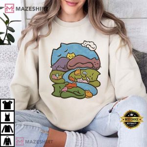 Mountains of Cats Cat Lover T Shirt (4)