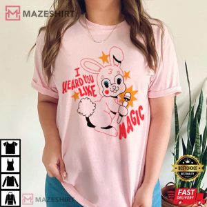 I Heard You Like Magic Pink Rabbit T Shirt (3)
